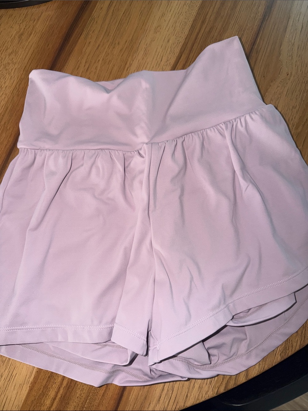 HALARA Light light purple High-Waist Athletic Shorts